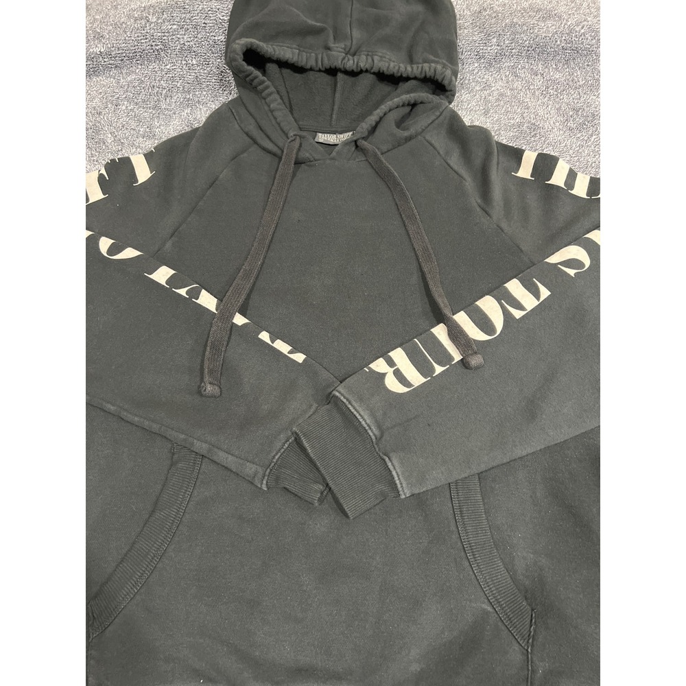 Taylor Swift The Eras Tour Hoodie Black Charcoal Graphic Concert Merch Medium